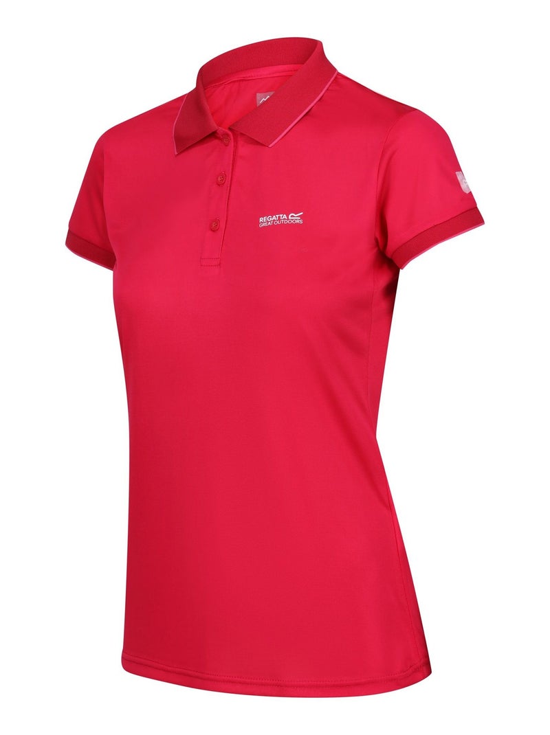 Regatta - Polo manches courtes REMEX Rose fushia - Kiabi