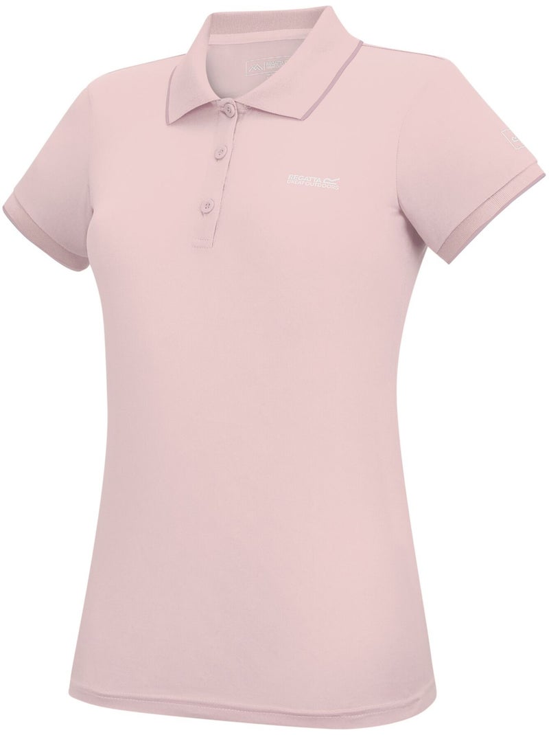 Regatta - Polo manches courtes REMEX Rose lotus - Kiabi