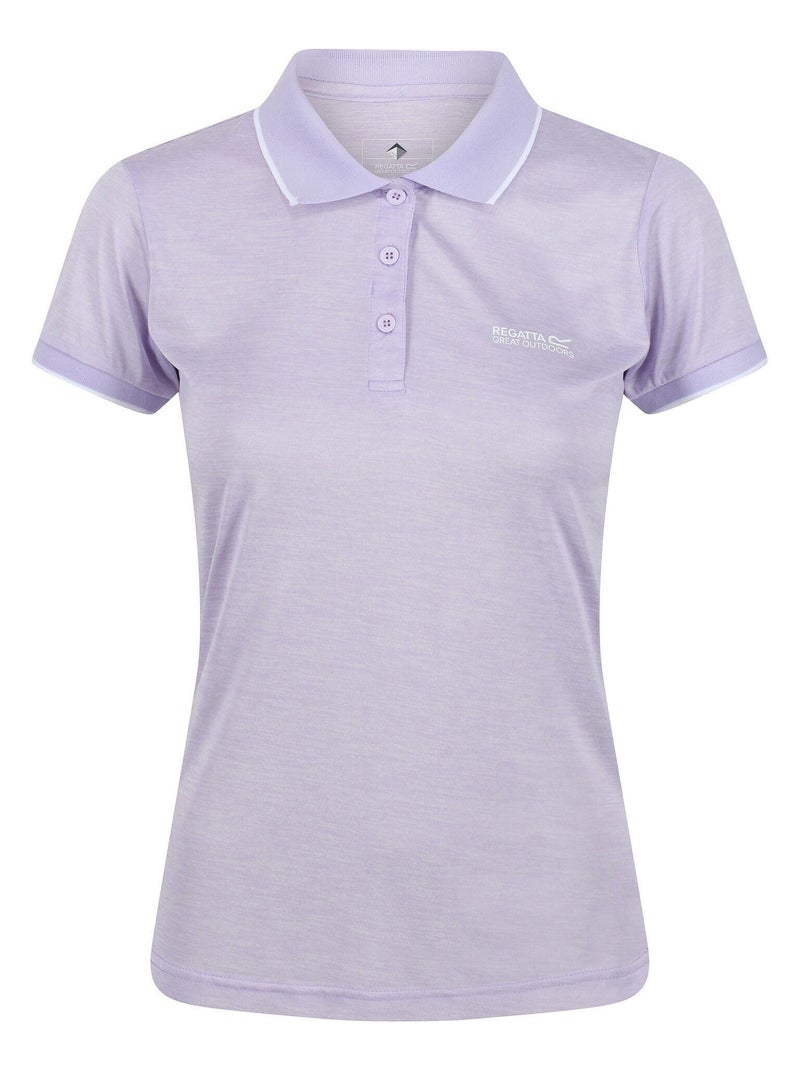 Regatta - Polo manches courtes REMEX Violet clair - Kiabi