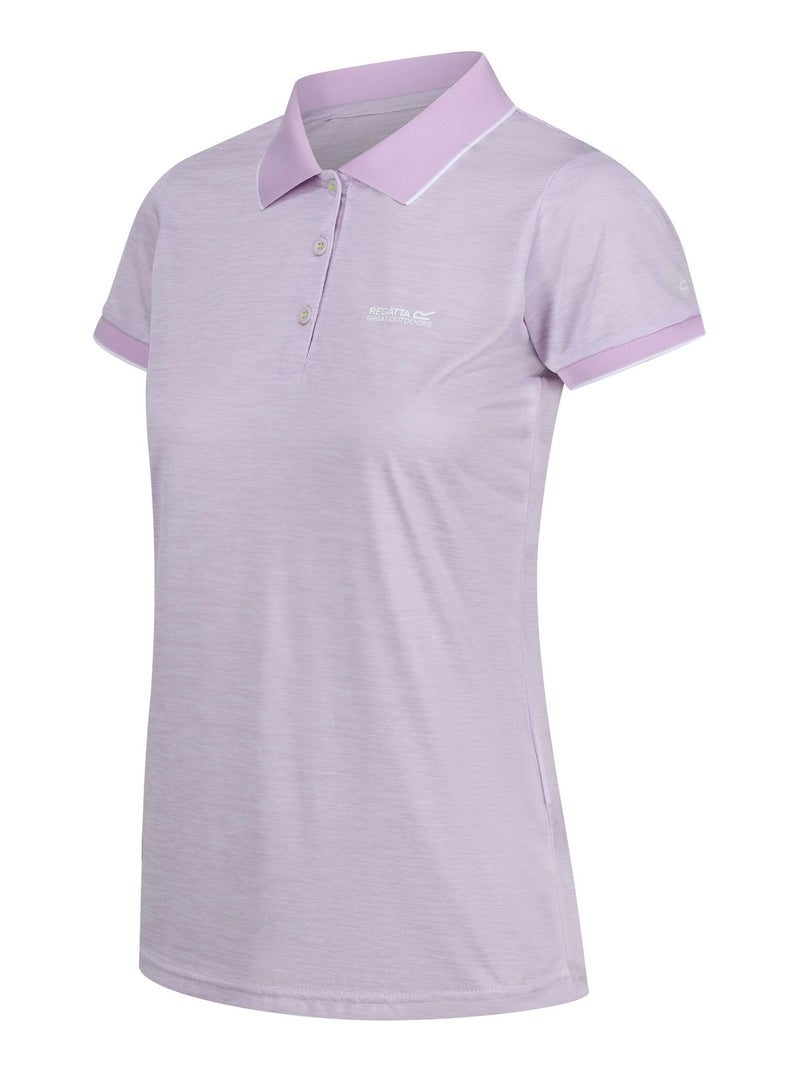 Regatta - Polo manches courtes REMEX Violet figue - Kiabi