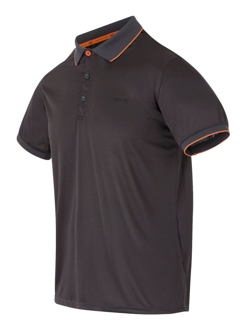 Regatta - Polo REMEX Noir ébène - Kiabi