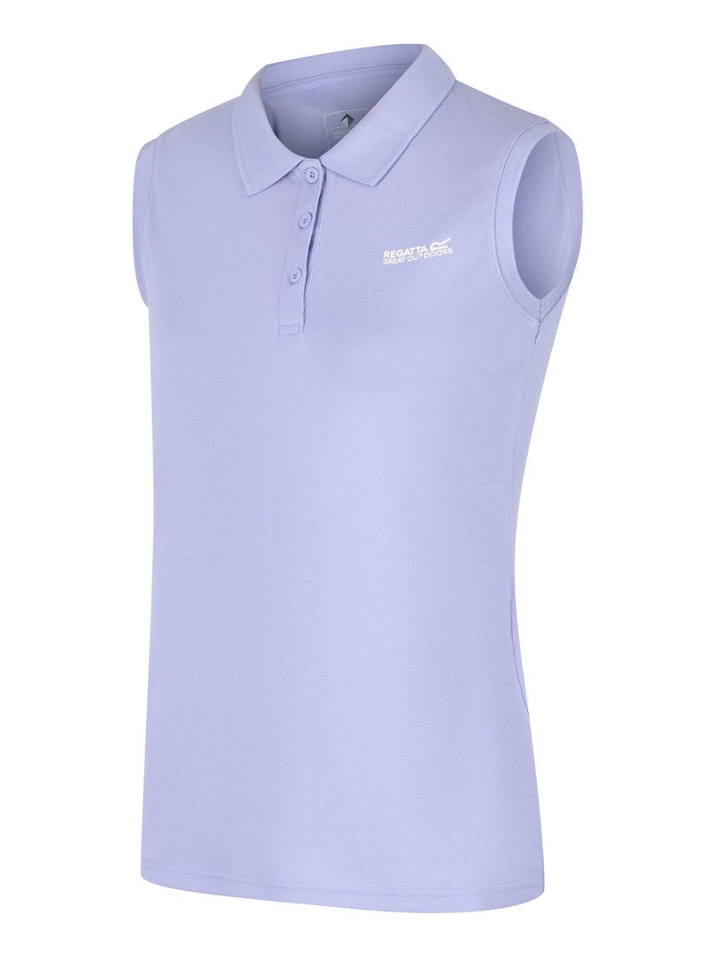 Regatta - Polo sans manches TIMA Violet - Kiabi