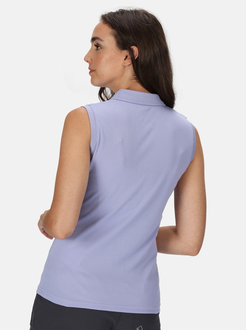 Regatta - Polo sans manches TIMA Violet - Kiabi