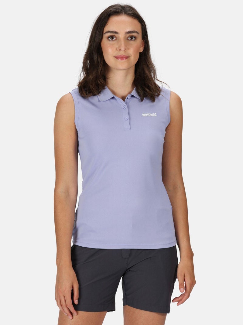 Regatta - Polo sans manches TIMA Violet - Kiabi