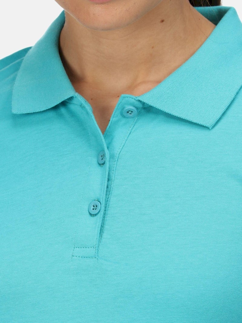 Regatta - Polo SINTON Bleu turquoise - Kiabi