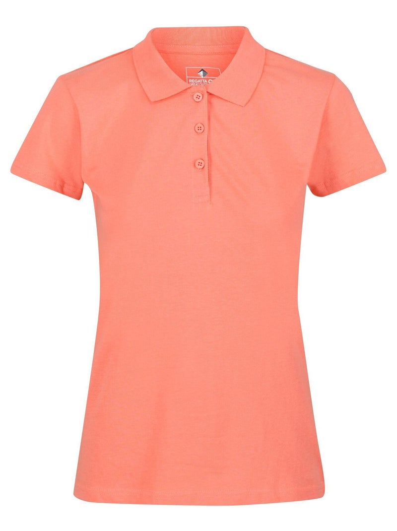 Regatta - Polo SINTON Orange corail - Kiabi