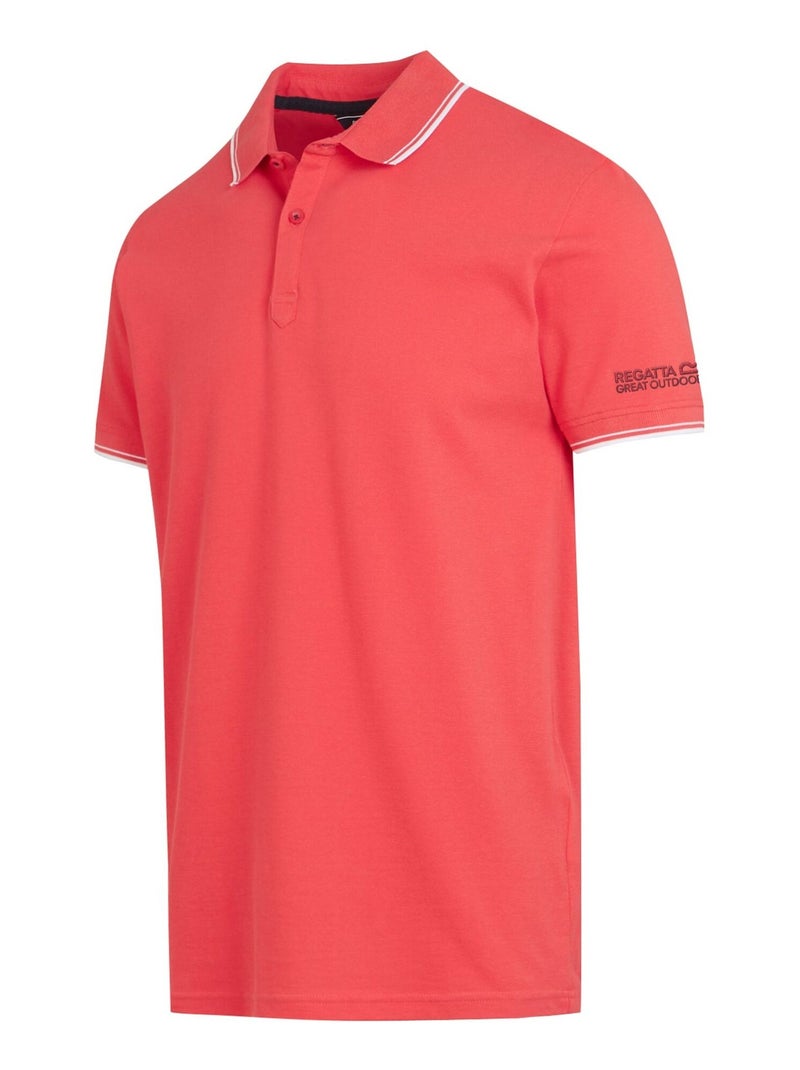 Regatta - Polo TADEO Rouge coquelicot - Kiabi