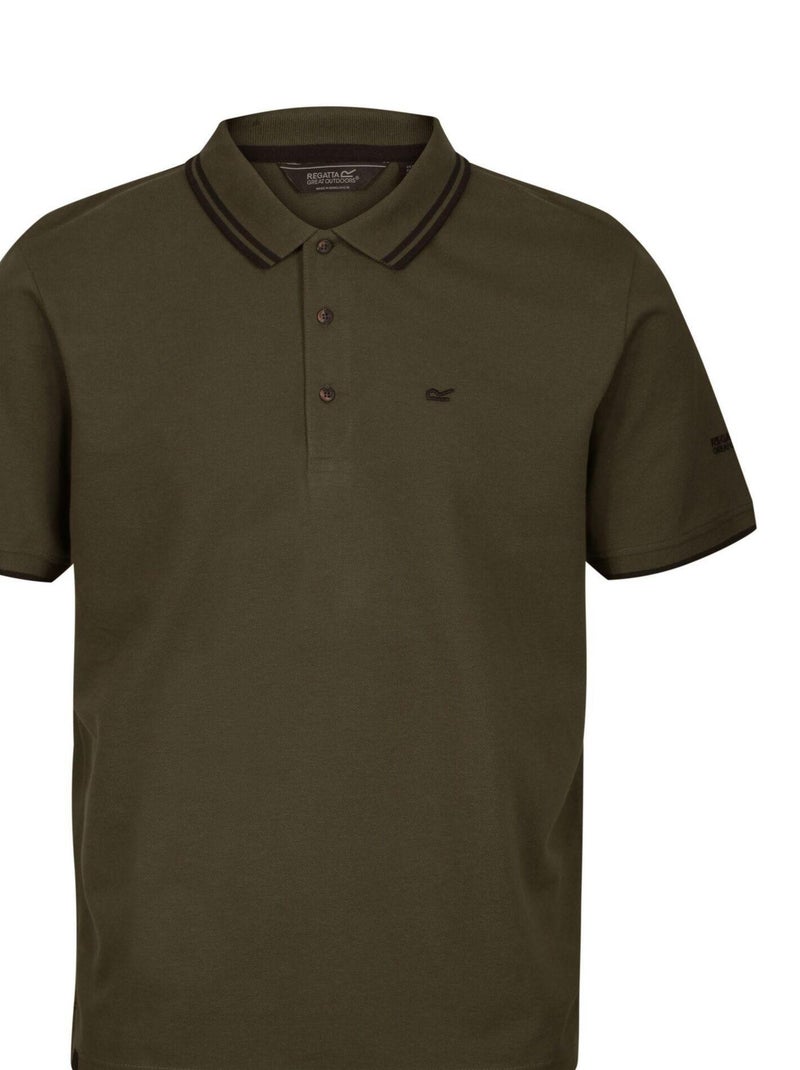 Regatta - Polo TALCOTT Vert kaki - Kiabi