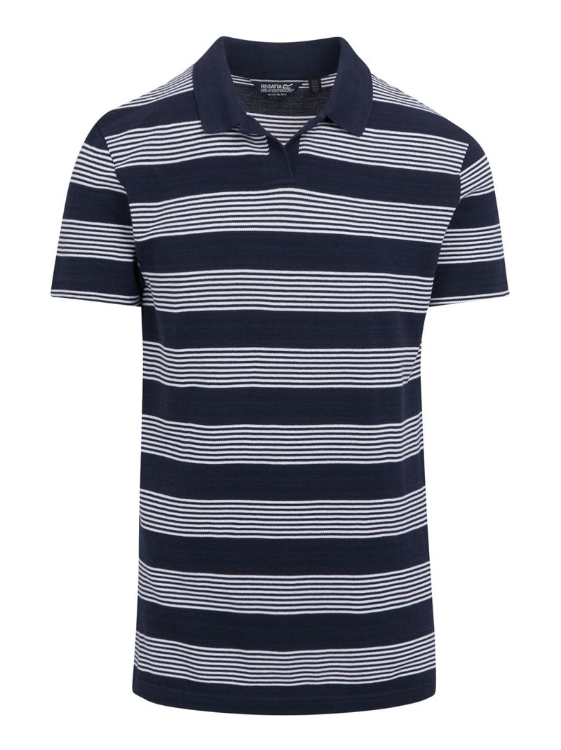 Regatta - Polo TEMPETE Bleu Bleu marine Blanc - Kiabi