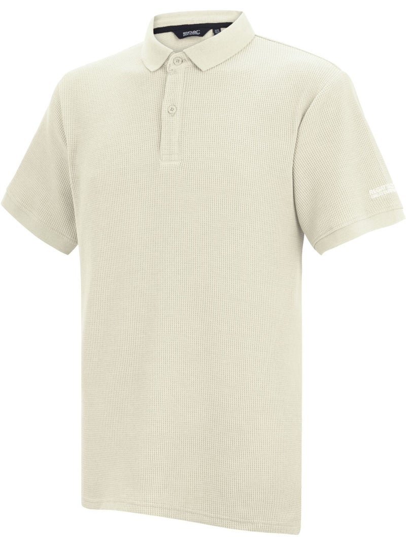 Regatta - Polo uni manches courtes ADINO Blanc nacré - Kiabi