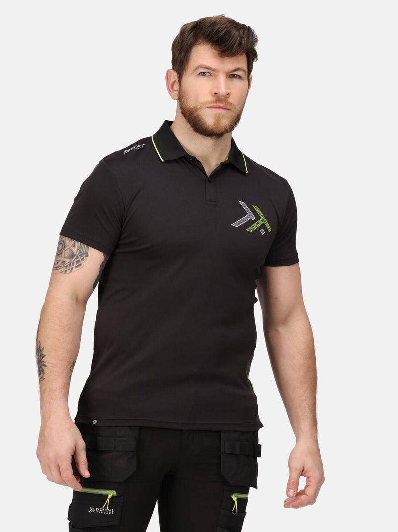 Regatta - Polos TACTICAL THREADS Noir Gris - Kiabi