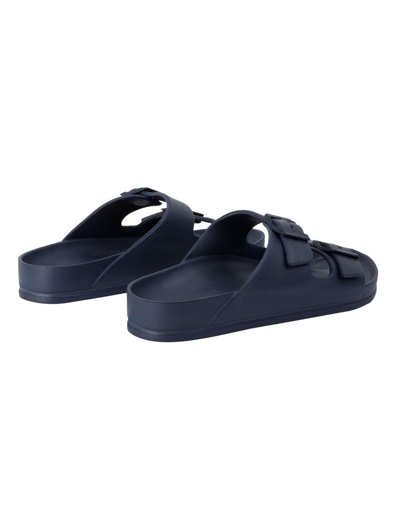 Regatta - Sandales motif/style Doubles sangles BROOKLYN Bleu marine - Kiabi