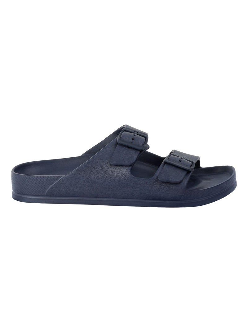 Regatta - Sandales motif/style Doubles sangles BROOKLYN Bleu marine - Kiabi