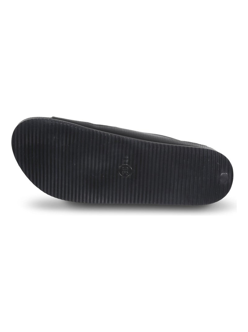 Regatta - Sandales motif/style Doubles sangles BROOKLYN Noir - Kiabi