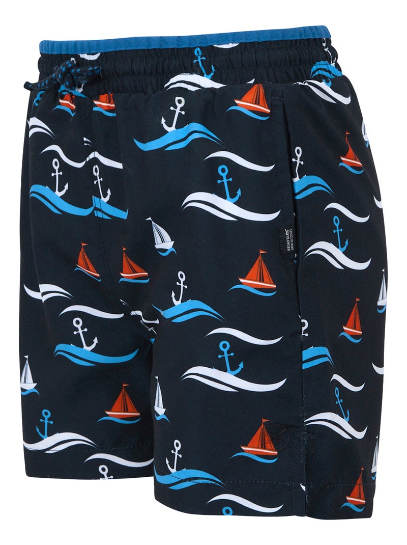 Regatta - Short de bain SKANDER Bleu marine - Kiabi