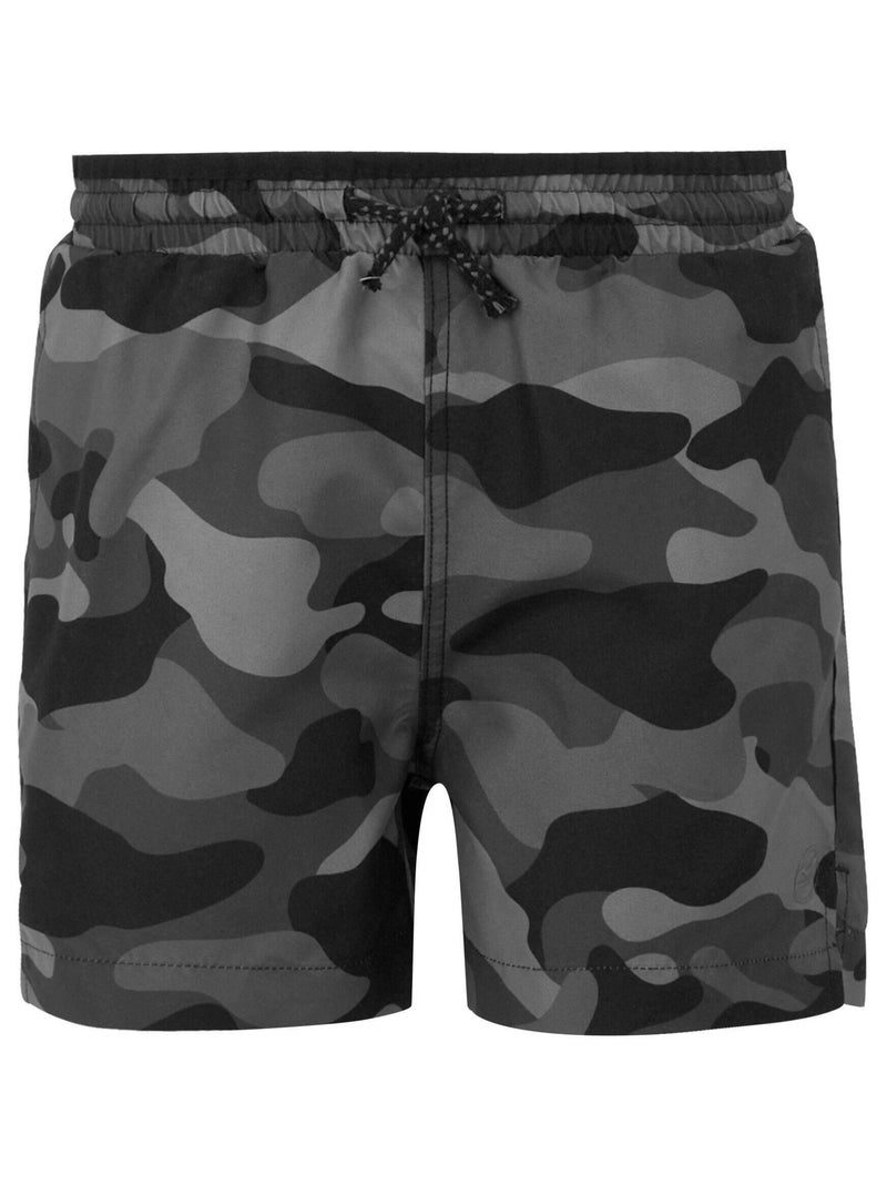 Regatta - Short de bain SKANDER Gris Noir - Kiabi