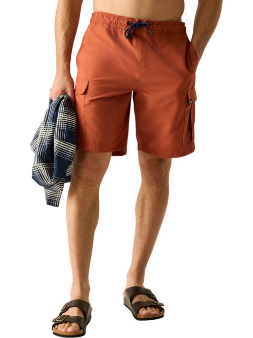 Regatta - Short de bain uni à taille élastiquée BLANMONT - Kiabi