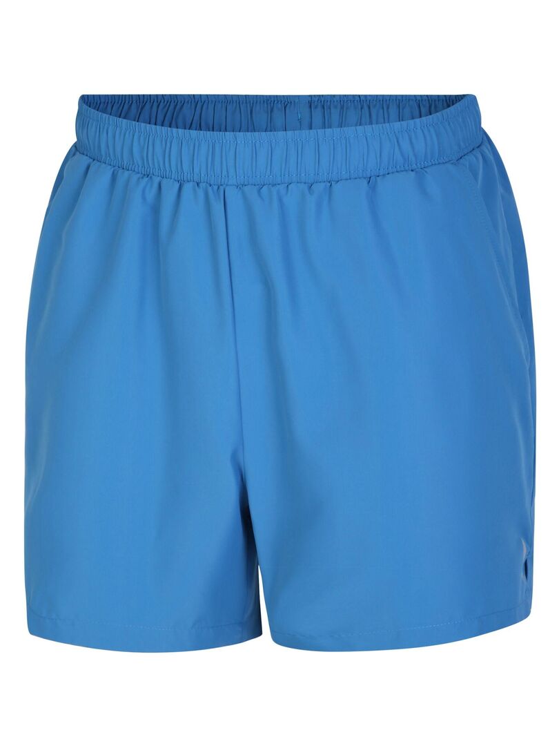 Short LACOSTE à empiècements color block bleu chez DM'Sports