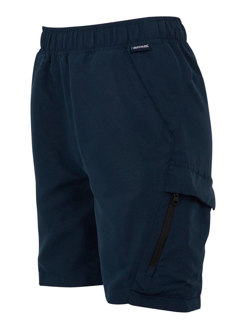 Regatta - Short uni à taille élastiquée SORCER Bleu marine - Kiabi