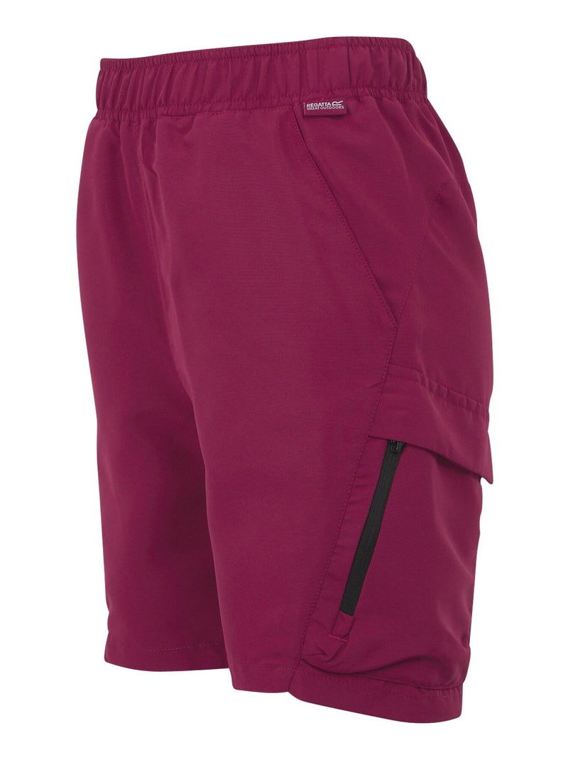 Regatta - Short uni à taille élastiquée SORCER Bordeaux - Kiabi