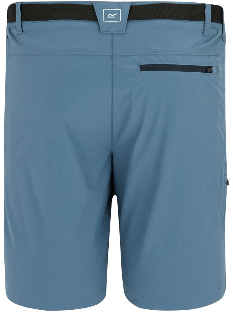 Regatta - Short uni à taille semi-élastiquée et ceinture amovible XERT Gris Bleu - Kiabi