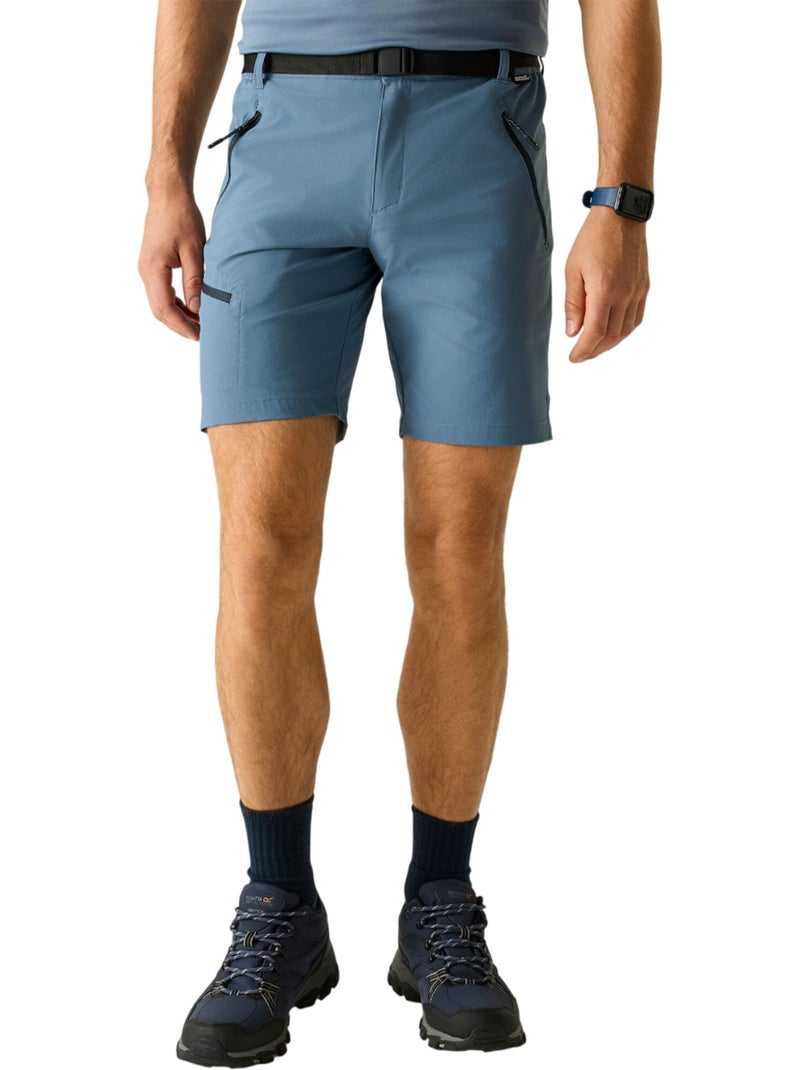 Regatta - Short uni à taille semi-élastiquée et ceinture amovible XERT Gris Bleu - Kiabi