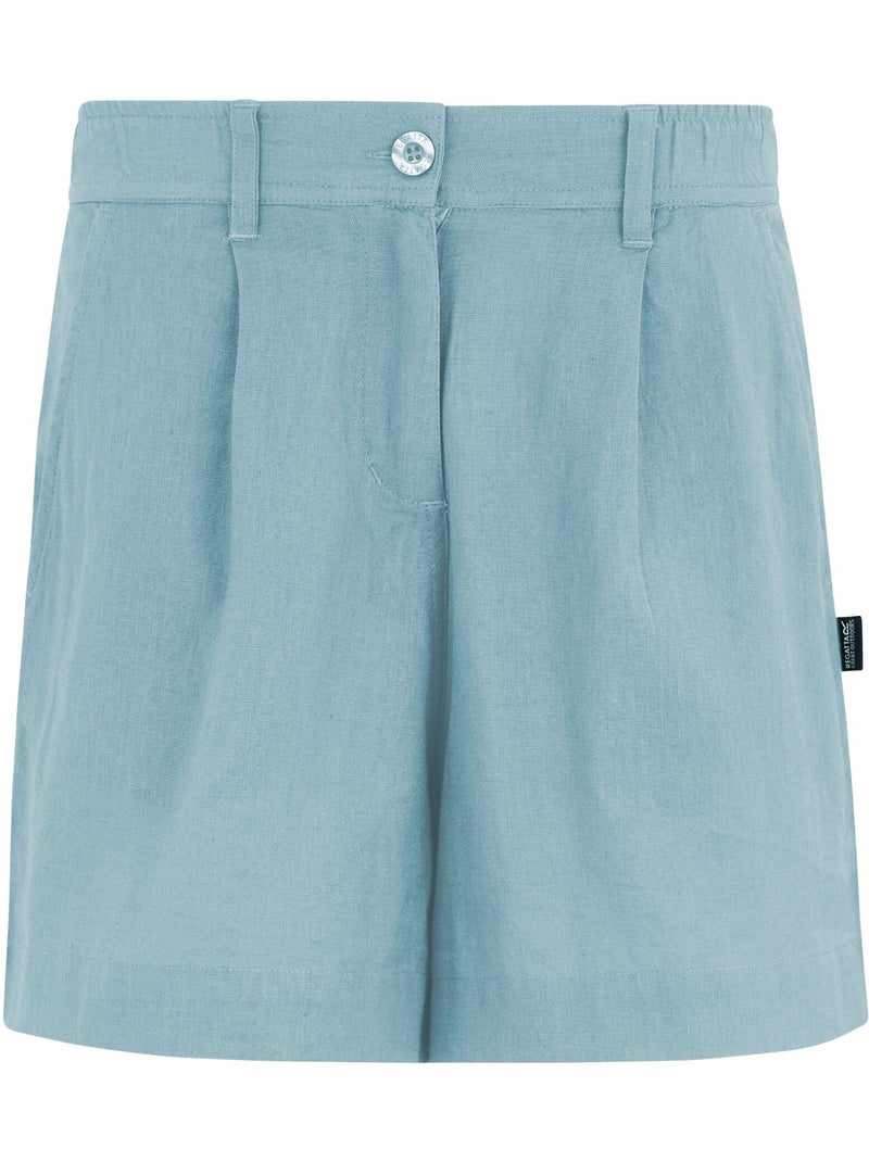 Regatta - Short uni à taille semi-élastiquée SABELLE Bleu ciel - Kiabi