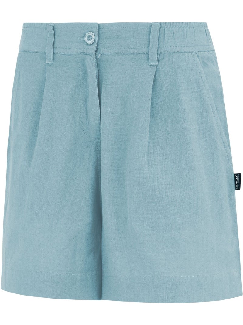 Regatta - Short uni à taille semi-élastiquée SABELLE Bleu ciel - Kiabi