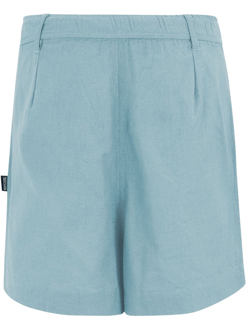 Regatta - Short uni à taille semi-élastiquée SABELLE Bleu clair - Kiabi