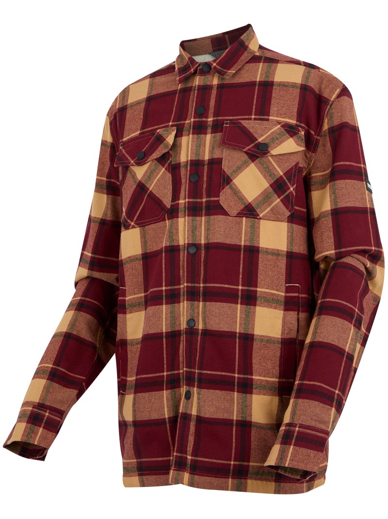 Regatta - Surchemise motif/style à carreaux SPENNITH Lilas/Blanc cassé/Caramel - Kiabi