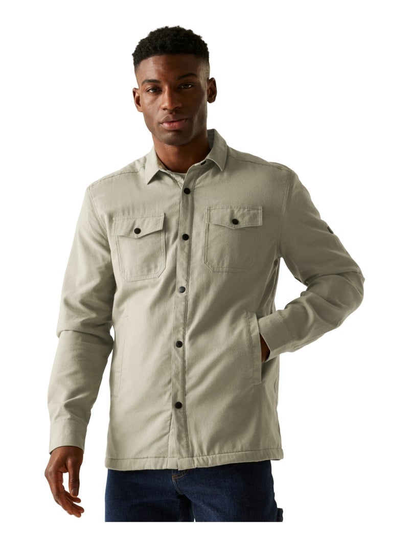 Regatta - Surchemise motif/style uni SPENNITH Beige/Vert - Kiabi