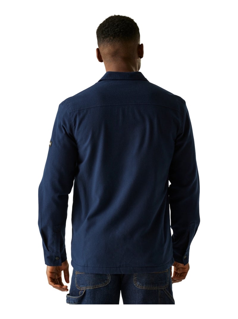 Regatta - Surchemise motif/style uni SPENNITH Bleu Marron - Kiabi