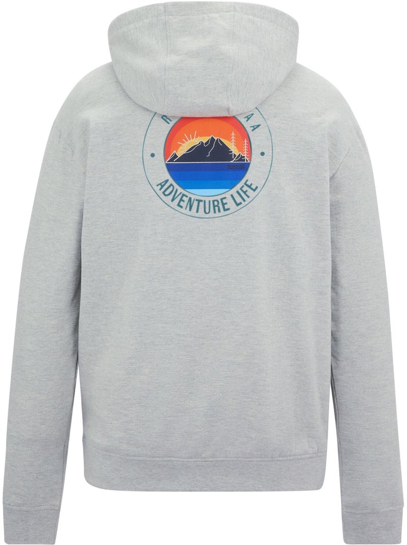 Regatta - Sweat à capuche motif/style imprimé au dos CLINE Gris glacier - Kiabi