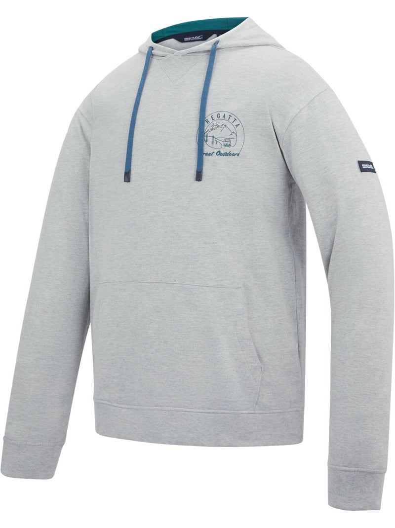 Regatta - Sweat à capuche motif/style imprimé au dos CLINE Gris glacier - Kiabi