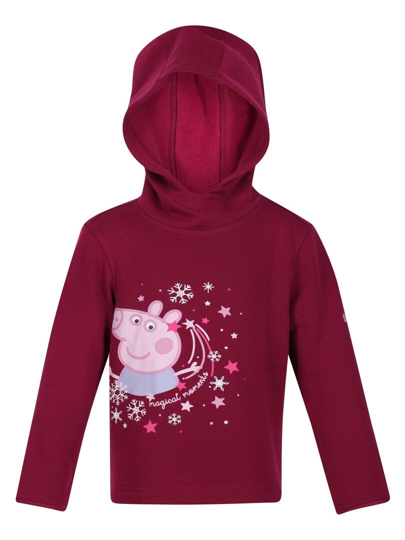 Regatta Sweat à Capuche Peppa Pig Bébé Mixte – Doux & Chaud 100% Polyester – Imprimé Fun Tailles 6 Mois à 6 Ans