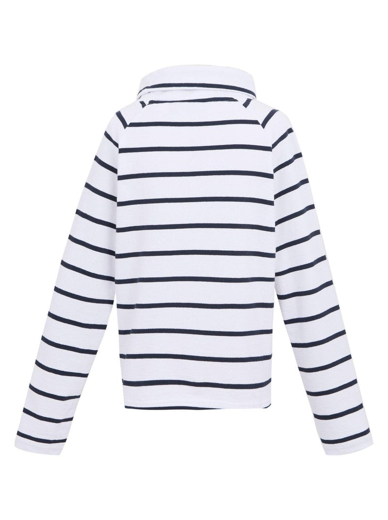 Regatta - Sweat HAVENDO Blanc Bleu - Kiabi
