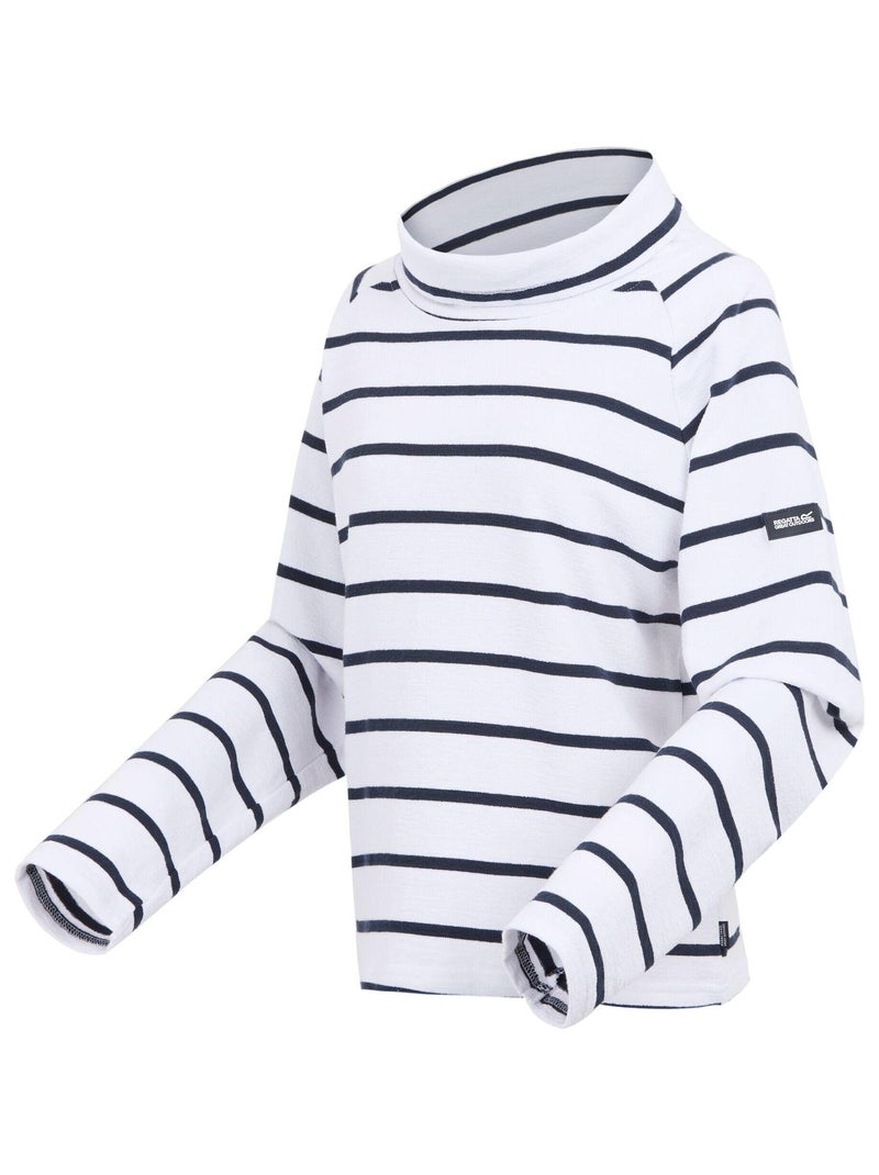 Regatta - Sweat HAVENDO Blanc Bleu - Kiabi
