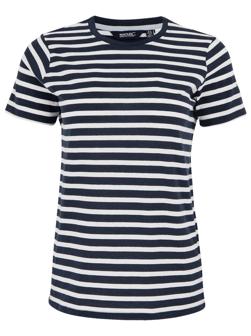 Regatta - T-shirt BAYLETTA Bleu Bleu marine Blanc - Kiabi