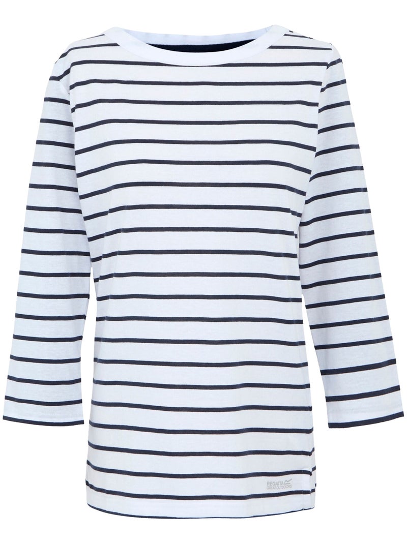 Regatta - T-shirt BAYLETTE Blanc Bleu - Kiabi