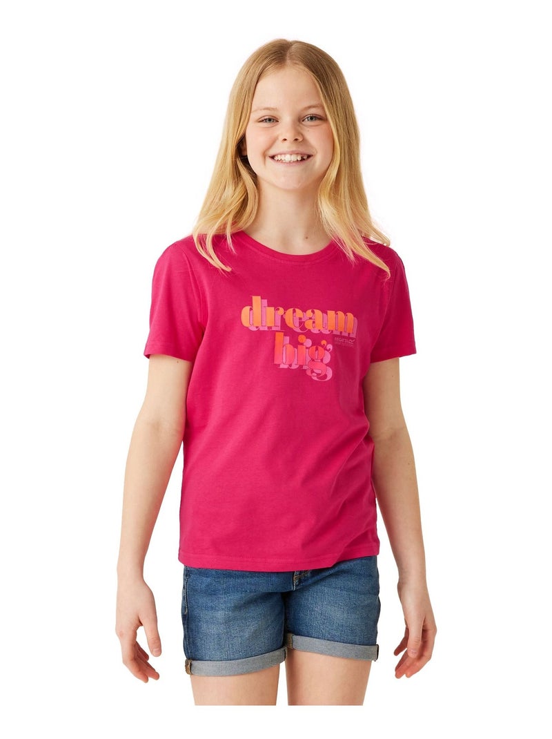 Regatta - T-shirt BOSLEY DREAM BIG Fluo - Kiabi