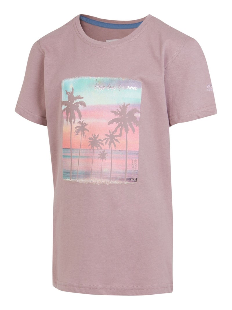 Regatta - T-shirt BOSLEY HAPPY DAYS OF SUMMER Violet clair - Kiabi