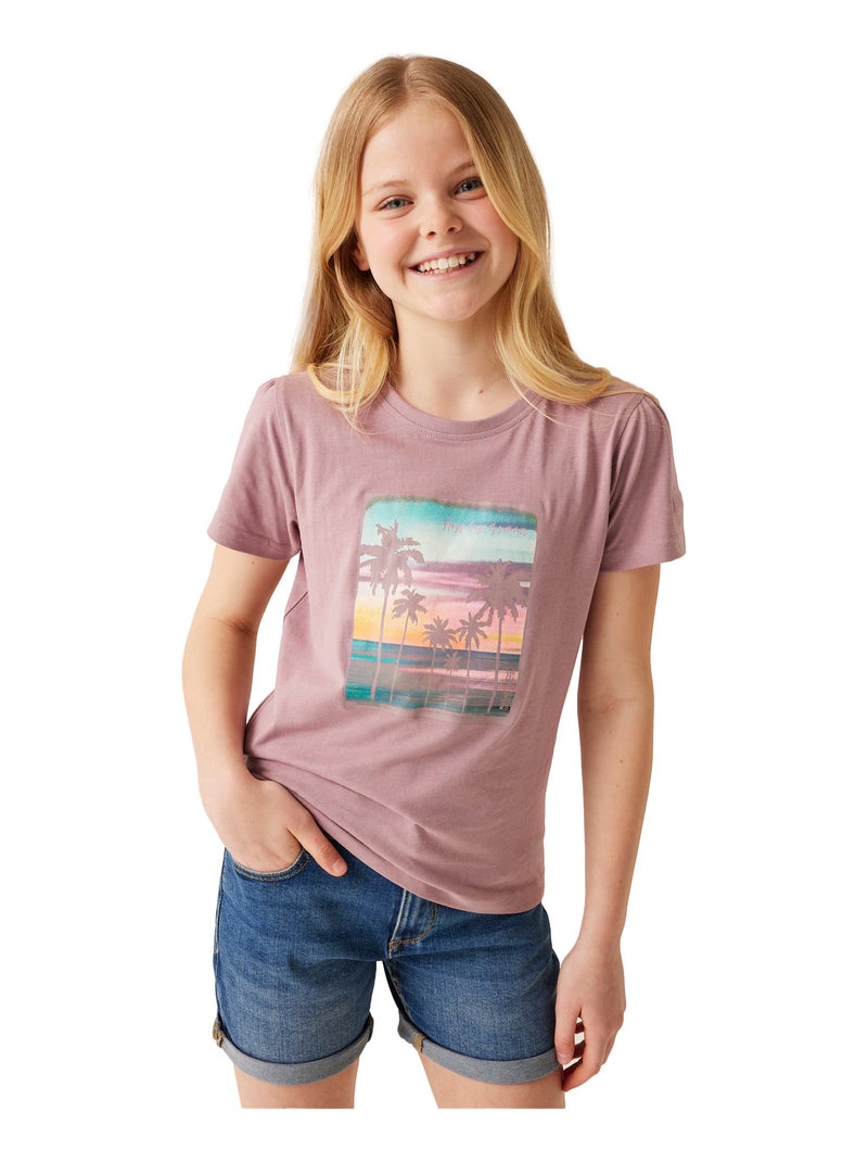 Regatta - T-shirt BOSLEY HAPPY DAYS OF SUMMER Violet clair - Kiabi
