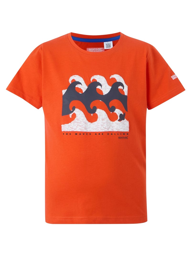 Regatta - T-shirt BOSLEY Orange clémentine - Kiabi