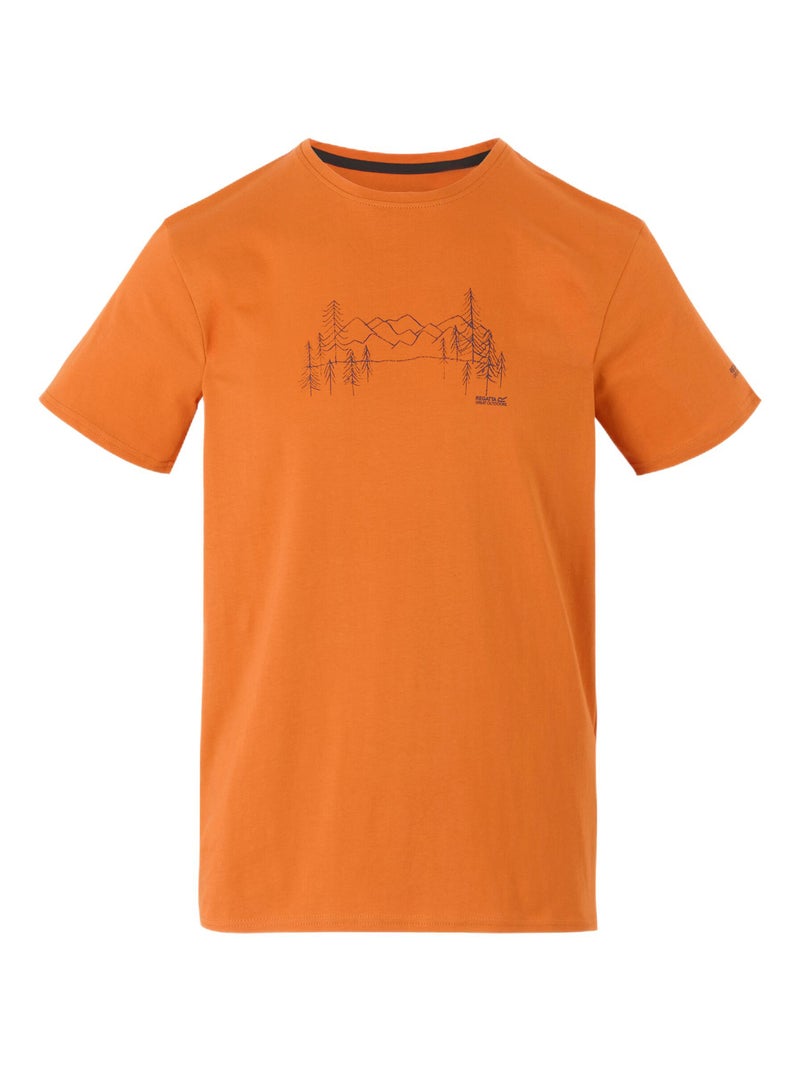 Regatta - T-shirt BREEZED Orange mandarine - Kiabi