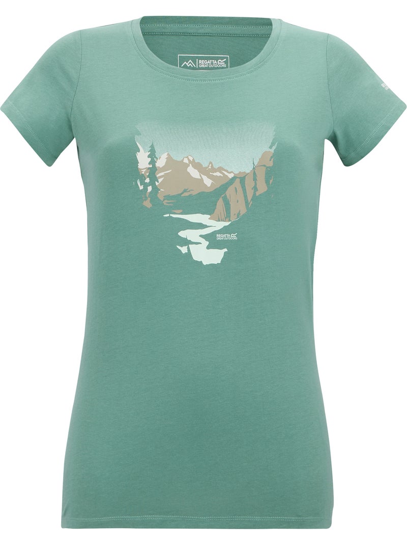 Regatta - T-shirt BREEZED Turquoise - Kiabi