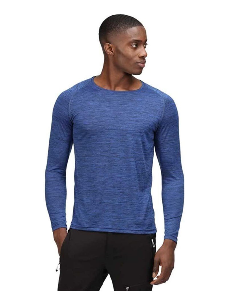 Regatta - T-shirt BURLOW Bleu méditerranée - Kiabi