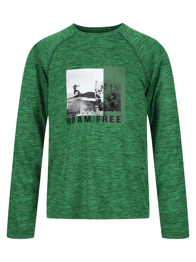 Regatta - T-shirt BURNLEE ROAM FREE Vert foncé - Kiabi