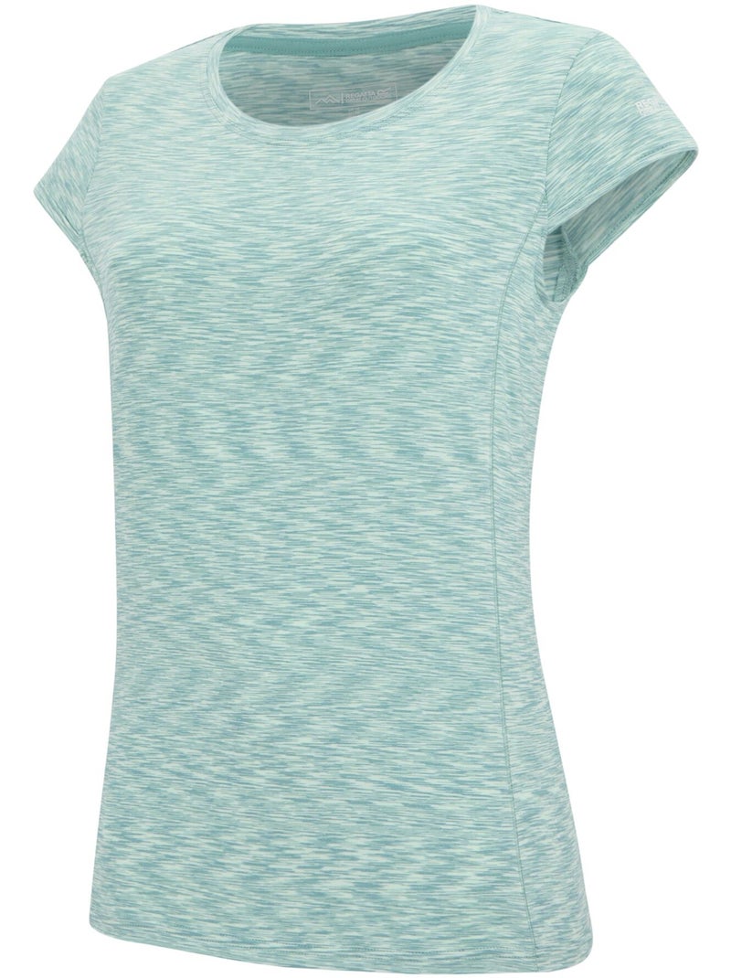Regatta - T-shirt chiné manches courtes HYPERDIMENSION Turquoise - Kiabi