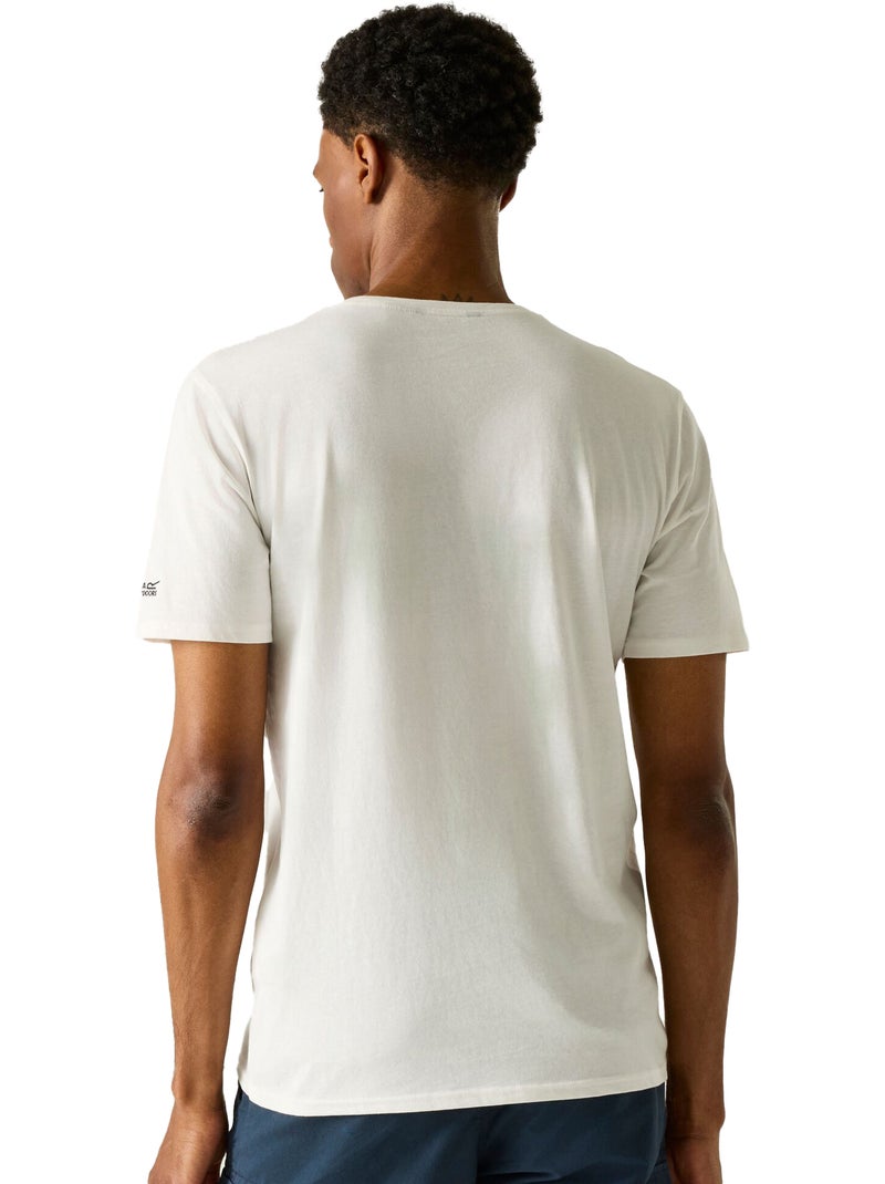 Regatta - T-shirt CLINE OUTDOOR WILD Blanc - Kiabi