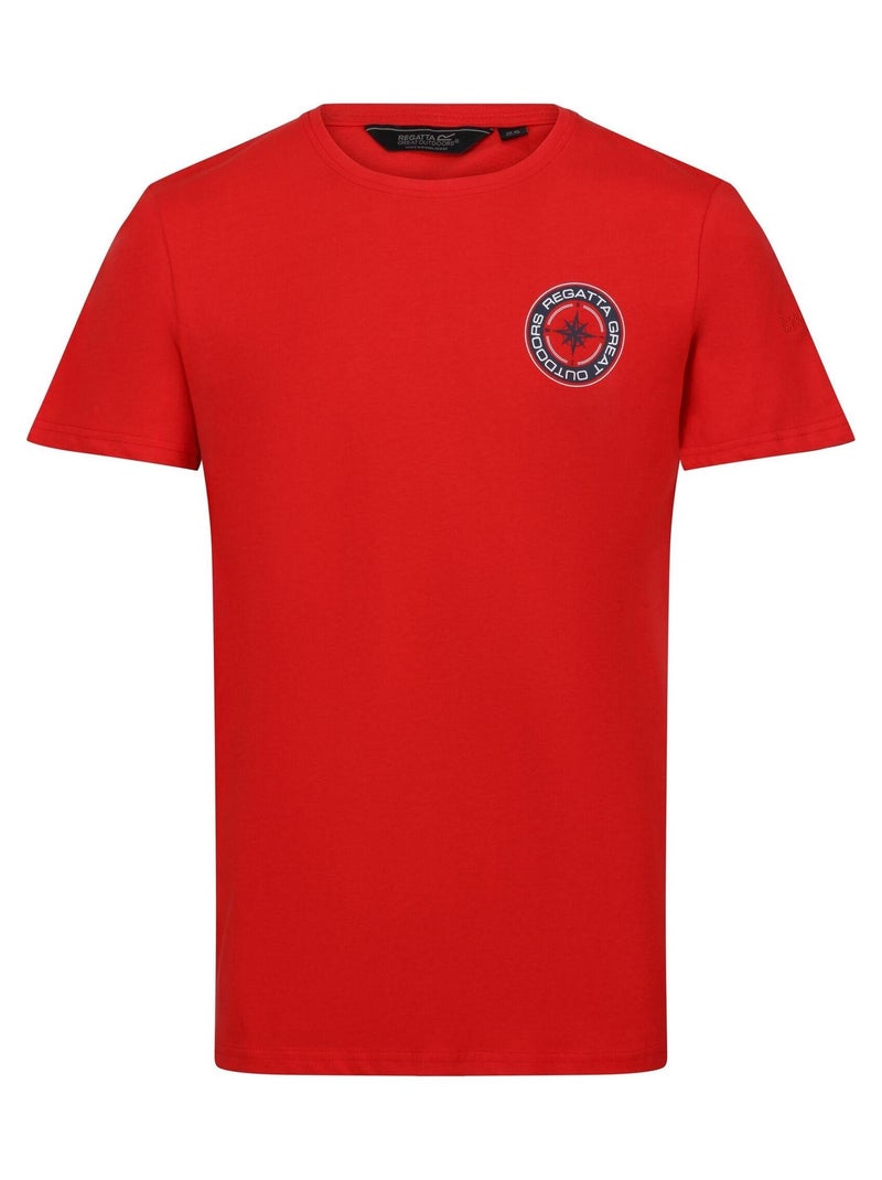 Regatta - T-shirt CLINE Rouge foncé - Kiabi